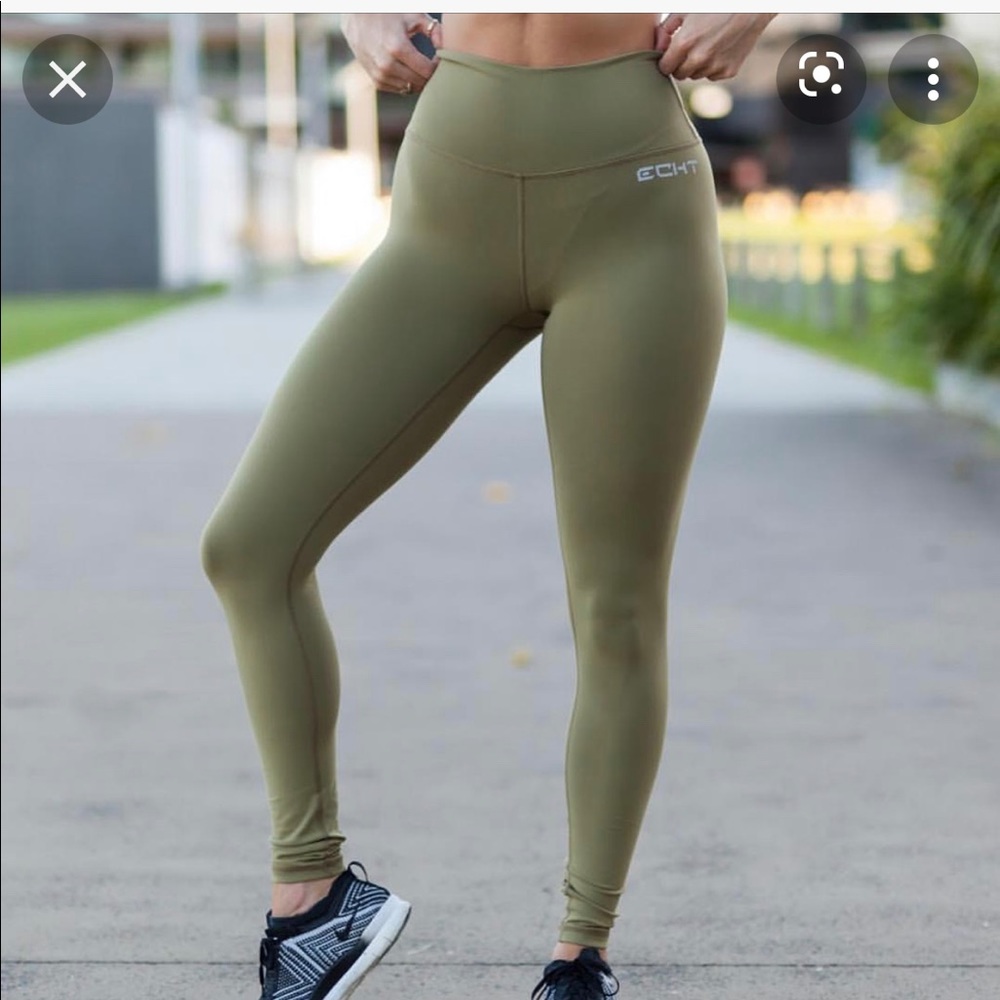 ECHT Force Dry Leggings S Olive